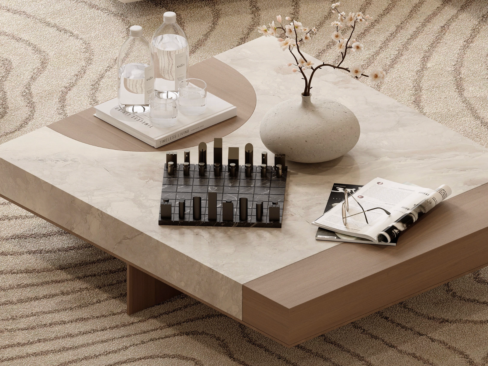 Smart Living Room With Kitchen Gallery